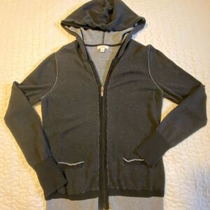 Women’s Charcoal Hooded Sweater